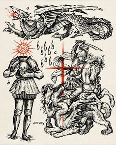 рисунок с драконом